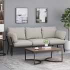Mid-century Modern 3 Seater Wood Frame Sofa
