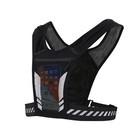 Running Chest Phone Holder Adjustable Sports Rig Pouch With Reflective Strip