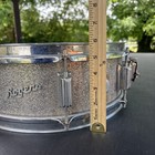 Vintage Rogers 5x14 Silver Sparkle Tower Snare Drum 60s 70s