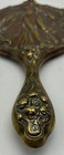 Antique Art Nouveau Vanity Mirror  Repouss    Maiden Woman