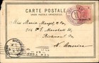 Jericho Palestine German Jerusalem Postmark 1898 Postcard Bhn