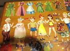 Vintage Paper Dolls And Outfits Large Lot 12 Family   3 Pets   52 Outfits     2