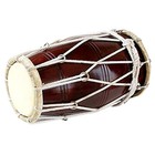 Indian Musical Instrument Rope Wooden Dholak Drum Handmade Dholak And Carry Bag