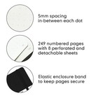 Leuchtturm1917 Medium A5 Dotted Hardcover Notebook  black  - 249 Numbered Pages