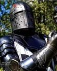 Medieval Black Templar Knight Full Body Armor Cosplay  Larp   Costume X-mass Gif