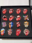 Rare Rolling Stones 50th Anniversary Tour Limited Edition Pin Set With Coa