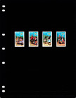  6 70 Scott Value - 1969 Dahomey Benin Dances Tribal West Africa Cv Mnh Nh Umm