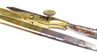 Under Sail  Original  1700s  Original Naval Officer s Brass And Steel Divider