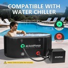 160 Gal Ice Bath Tub Inflatable Ice Pod Cold Plunge Tub Recovery Tub W cover