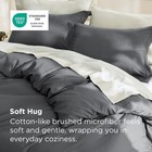 Ultra Soft 3 Pcs Duvet Cover Set Hotel Quality Bedding Dark Grey