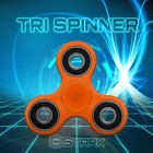 Orange Hand Spinner Tri Fidget Focus Desk Toy Edc Adhd Autism Kids Adult - 5 Pcs