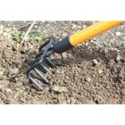 52 In  Fiberglass Grip Hand Tiller Cultivator Rake  Heavy-duty  2-pack