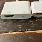 Two  2  Apple Lightning To Digital Av Hdmi Adapter Mw2p3am a Iphone Ipad