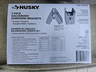 Husky 2-piece Galvanized Heavy Duty Sawhorse Brackets 400lb   180kg Capacity 