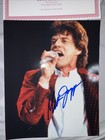 Authentic Signed Mick Jagger 8x10 Photo