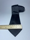 Next Men s Tie  Slim  100  Silk  Black Gray Silver  Premium Gift Box  Excellent