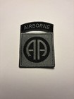 82nd Airborne Division With Tab  Attached U s  Army Acu Patch W  Hook Back