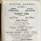 Funny Girl Barbra Streisand Johnny Desmond Playbill Dec 1965 Winter Garden Nyc