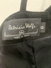 Patricia Wolf Dallas Sz 6 Fringe Bead Embellished Zip Up Cowgirl Leather Dress