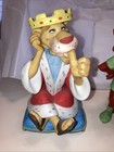 Vintage Walt Disney Bisque Robinhood  Sir Hiss   Prince John Bisque 1971 Rare