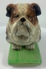 Vtg Japanese Takahashi Ceramic Bulldog Hidden Compartment Figurine 4 5  H