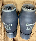 Very Rare Nos Glass Tubes Match Pair L63   6j5g Brimar Vintage 1950 s    Getters