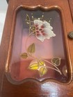 Large Vintage Wooden Jewelry Box Trinket Organizer Storage 14 25 X 5 25 X 11 25