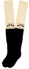 100  Warm Wool 1 Pair Mongolian Over The Knee Socks Ski Winter Usa Free Shipping
