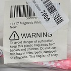 17 x11  Magnetic Refrigerator Whiteboard Dry Erase Sheet With 5 Markers   Eraser