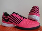 Nike Lunargato Ii Gato Indoor Soccer Cleats Pink Blast-black Sz 12  580456-605 