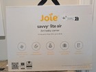 New Savvy Lite Air 3-in-1 Baby Carrier     Lightweight  Ergonomic Baby Carrier Nib