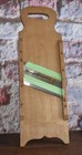 Antique Vintage Primitive Wood Kraut Slaw Cutter Slicer Mandolin Slicer W Handle