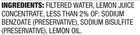 Amazon Brand - 100  Lemon Juice  Bottle  32 Fl Oz  pack Of 1 