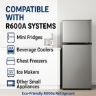 Enviro-safe R600a Refrigerant 3 Can   Tap Kit Upright Charging Refrigerator Free