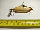 Vintage Heddon Sos Wounded Minnow No  140 3   Wood Fishing Lure