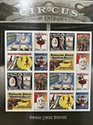 Press Sheet Sc4905 Circus 6 Panes X16 Imperf 96 Total Forever Stamps Mnh Ogp