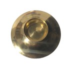 Hand Painted Cloisonne Christmas Bells And Holly Solid Brass Enamel Bowl