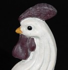 Cast Iron Rooster Doorstop Farmhouse Folk Art