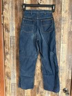 Vtg 1950s Blue Bell Wrangler Side Zip Girls Sz 12 Medium Sanforized Denim Jeans