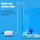 Aquarium Control Valve 20pcs fish Tank 2 Way Valves For 3 16  Airline Tubing    