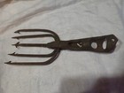 Antique 5 Tine Eel Frog Gig Spear Harpoon Fishing Fork  7  X 3   Shows Rust