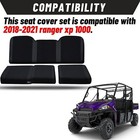 Utv Seat Cover Waterproof For Polaris Ranger 1000 xp 1000 crew Xp 1000 2017-2026