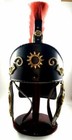 Medieval Antique Armor Helmet Steel Medieval Roman Armor Helmet With Red Plume