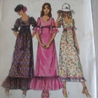 Vintage Sewing Pattern Simplicity  9835 Sz 16 Bust 38 Maxi Dress Ff complete