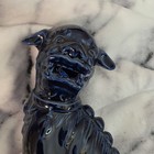 Vintage Blue Foo Dog Statue