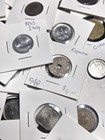 Old Coin Collection Lot - 1800s   1900s  Foreign Coins - Bonus Silver 