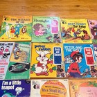 Lot Of 29 Golden  Playtime  Peter Pan   More Record Books Wear  Scratching