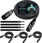 25ft Flexible Dmx Cable 3 Pin Signal Xlr Male To Female Dmx Cables Wire For S   