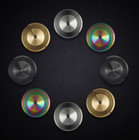 Stainless Steel Hand Twisting Spinning Top Gyro Gyroscope Spinner Toy Gift