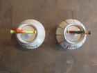 Vintage Holt Howard Pixieware Mustard And Ketchup Jars Containers Japan 1958  1